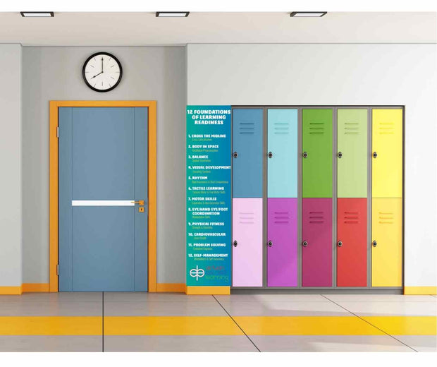 Foundations of Learning - School Hallway/Classroom Door Graphic - Action Based Learning