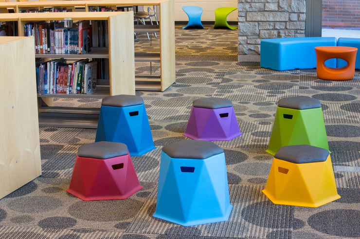 Rainbow Stacking Chairs - Action Based Learning