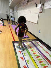 ABL Patterned Walking Mat For Crossing the Midline - Action Based Learning