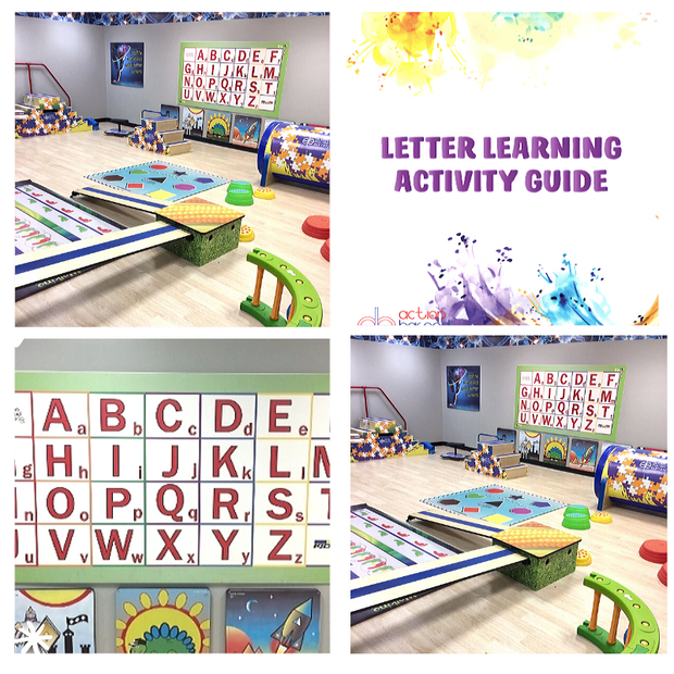 Letter Learning Wall Station - actionbasedlearning